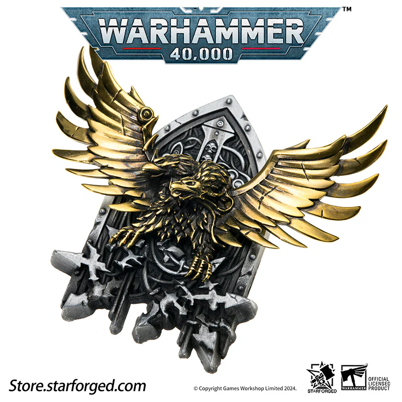 Starforged Grey Knights  Warhammer 40K Brooch Pin Badge Imperial Aquila Horus Heresy Legion Medal Refrigerator Magnet - Image 7