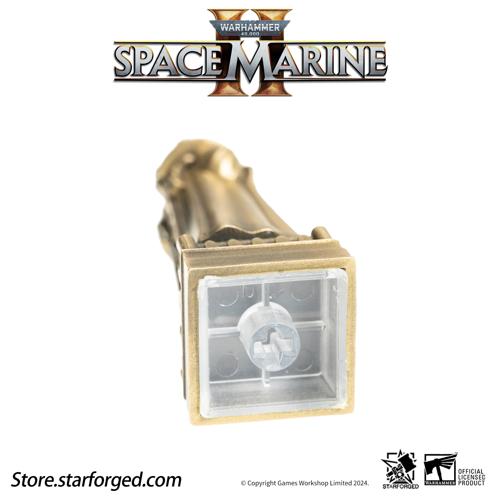 Starforged Imperial Inquisitor Statue Keycap Warhammer 40K Space Marine II Keyboard Men's Accessories Other - Image 10