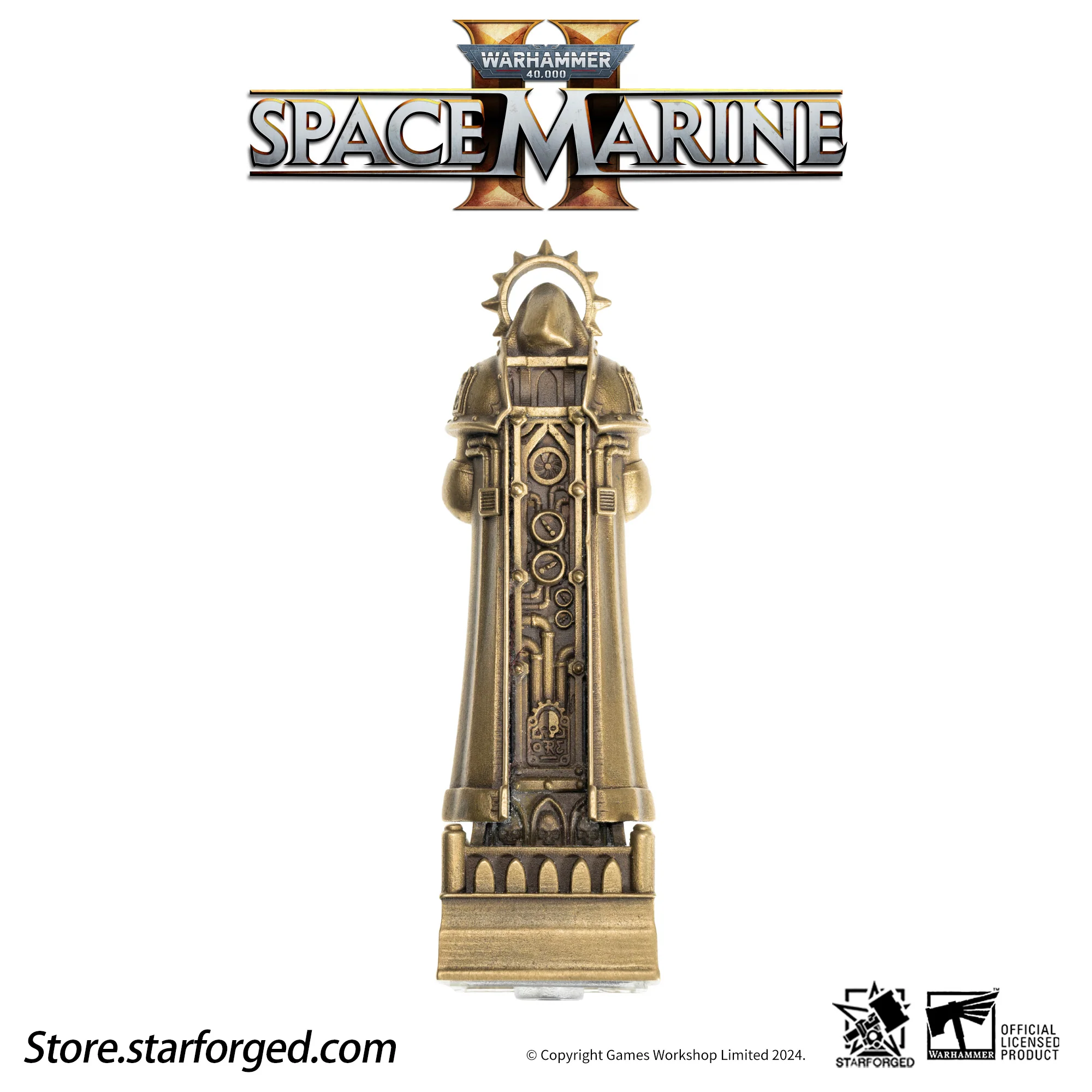 Starforged Imperial Inquisitor Statue Keycap Warhammer 40K Space Marine II Keyboard Men's Accessories Other - Image 8