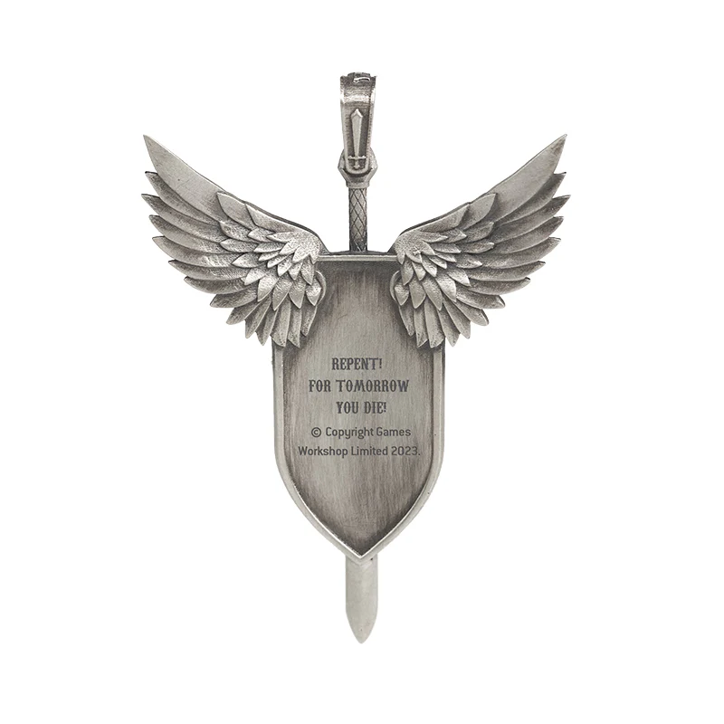 Starforged Lion El'Jonson Warhammer 40K Dark Angels Necklace Men's Space Marines Pendant Sterling Silver - Image 5