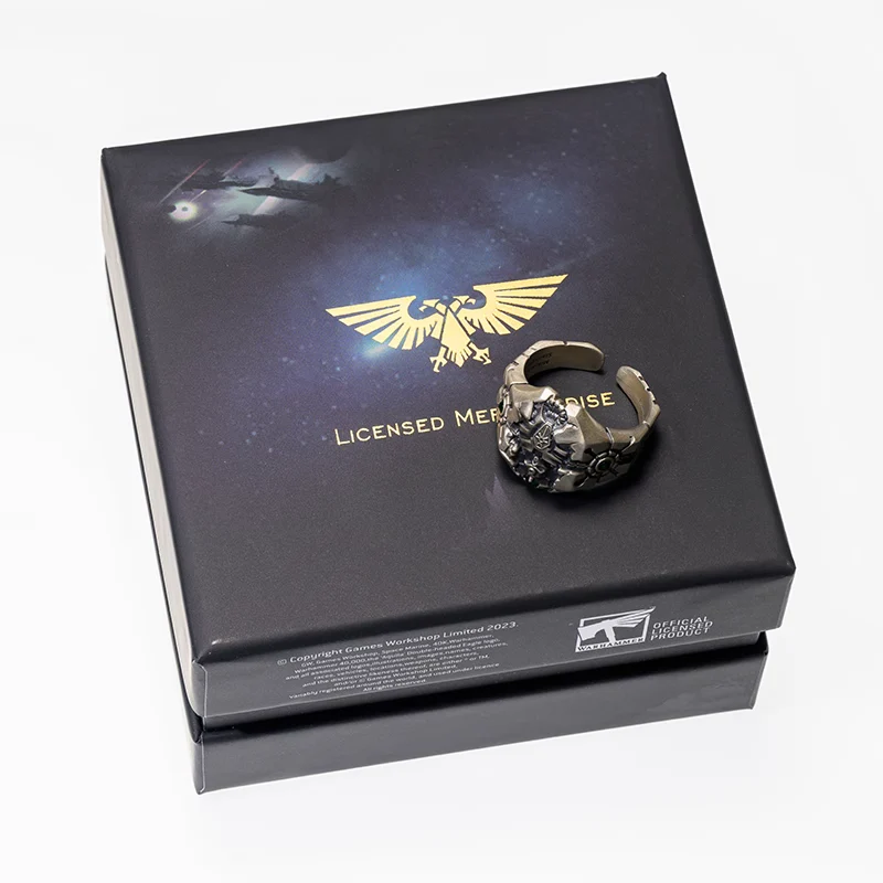 Starforged Mark of Phaeron Warhammer  40K  Men‘s Sterling Silver Ring WH40 - Image 10