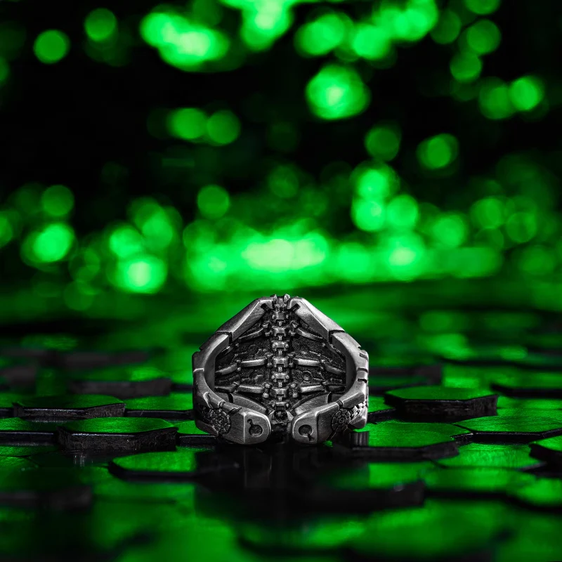 Starforged Mark of Phaeron Warhammer  40K  Men‘s Sterling Silver Ring WH40 - Image 9