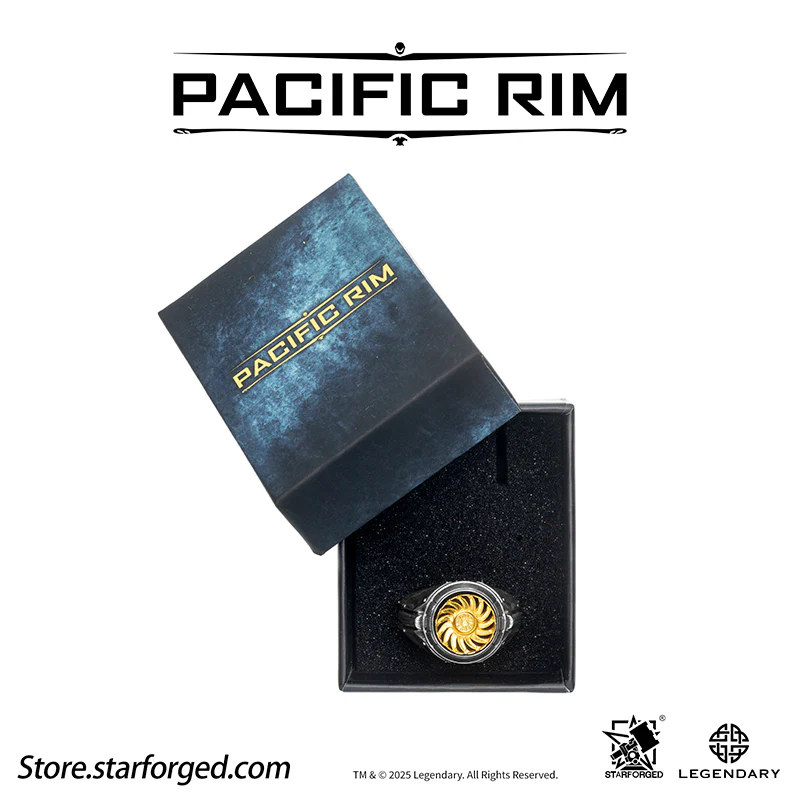 Starforged Pacific Rim Arc-9 Reactor – Pacific Rim Themed Ring Silver Men's Jewelry Accessories Gift Official License - Image 14