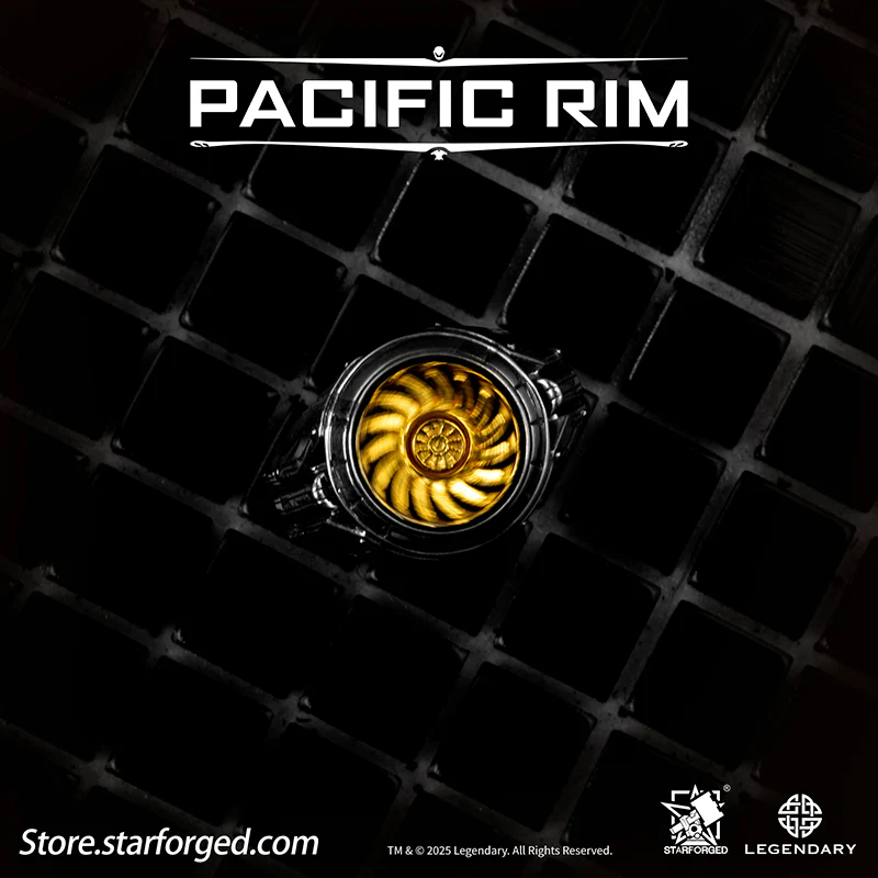 Starforged Pacific Rim Arc-9 Reactor – Pacific Rim Themed Ring Silver Men's Jewelry Accessories Gift Official License - Image 3