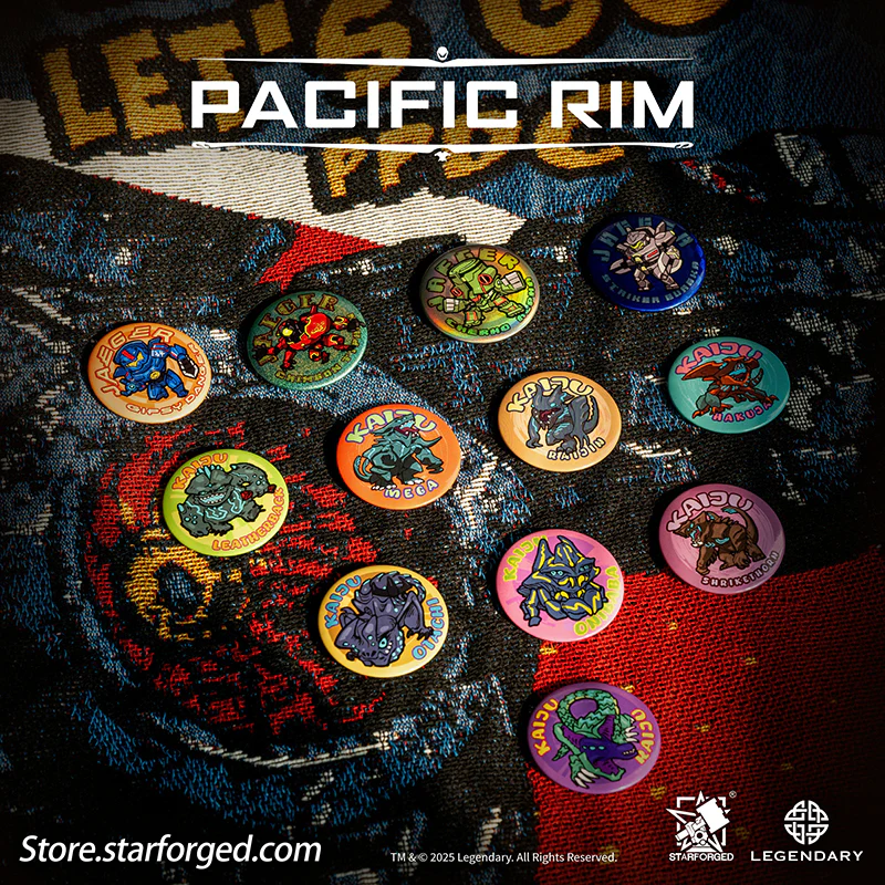 Starforged Pacific Rim Pin Badge Set Men's Accessories Official License - Image 4