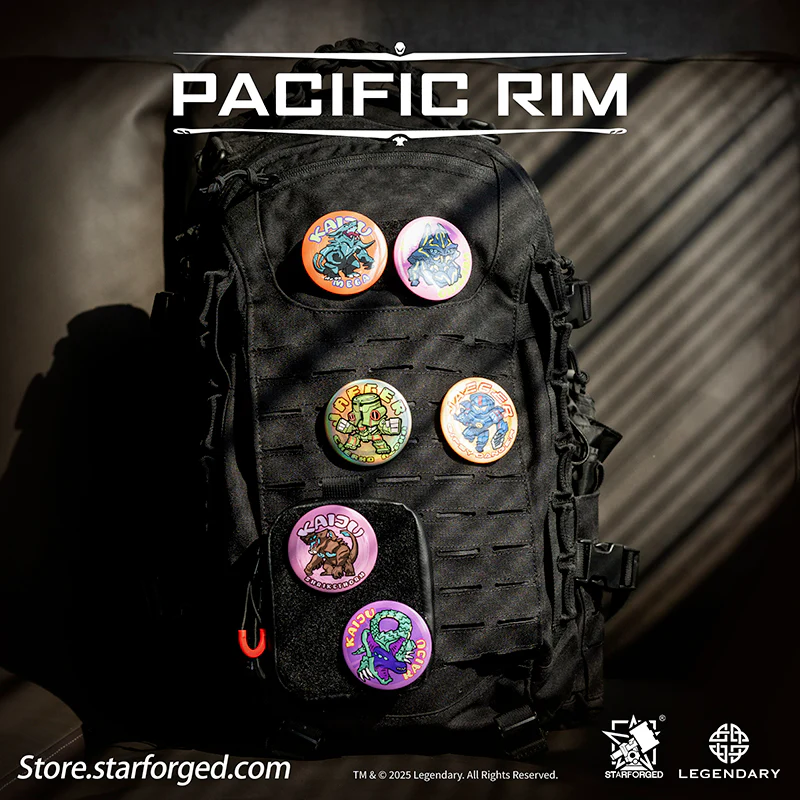 Starforged Pacific Rim Pin Badge Set Men's Accessories Official License - Image 5
