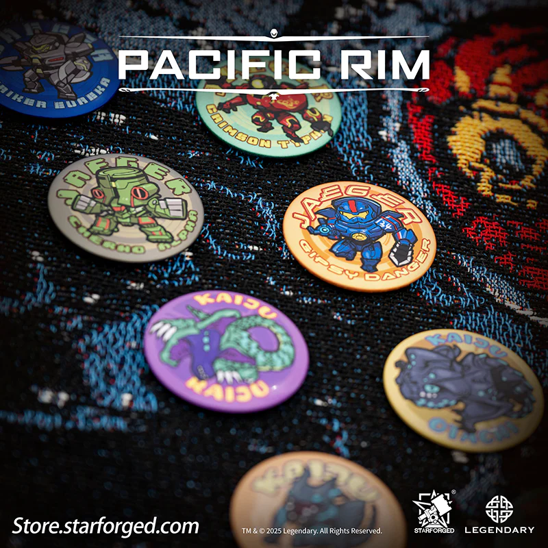 Starforged Pacific Rim Pin Badge Set Men's Accessories Official License - Image 6