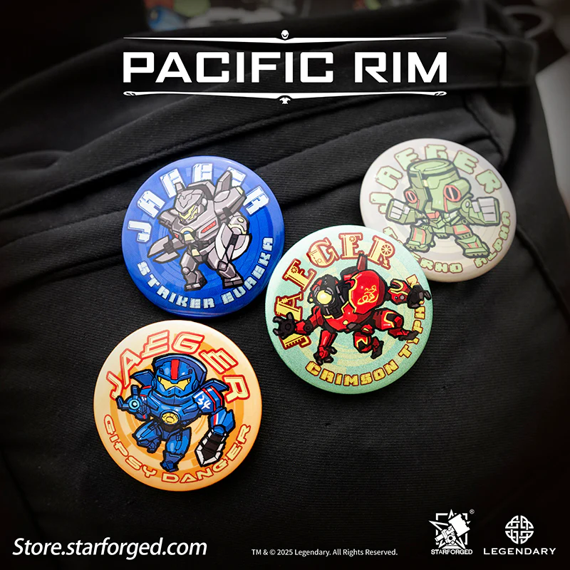 Starforged Pacific Rim Pin Badge Set Men's Accessories Official License - Image 7