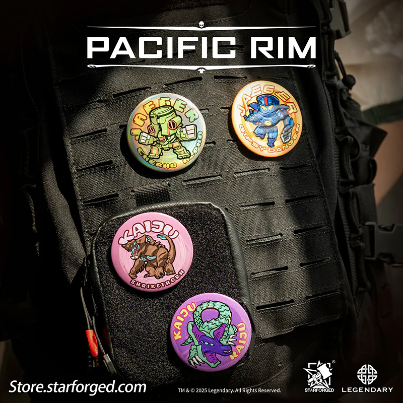 Starforged Pacific Rim Pin Badge Set Men's Accessories Official License - Image 8