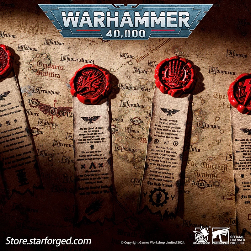 Starforged Warhammer 40K Purity Seals Salamanders & Deathwatch White Scars 2024 Set