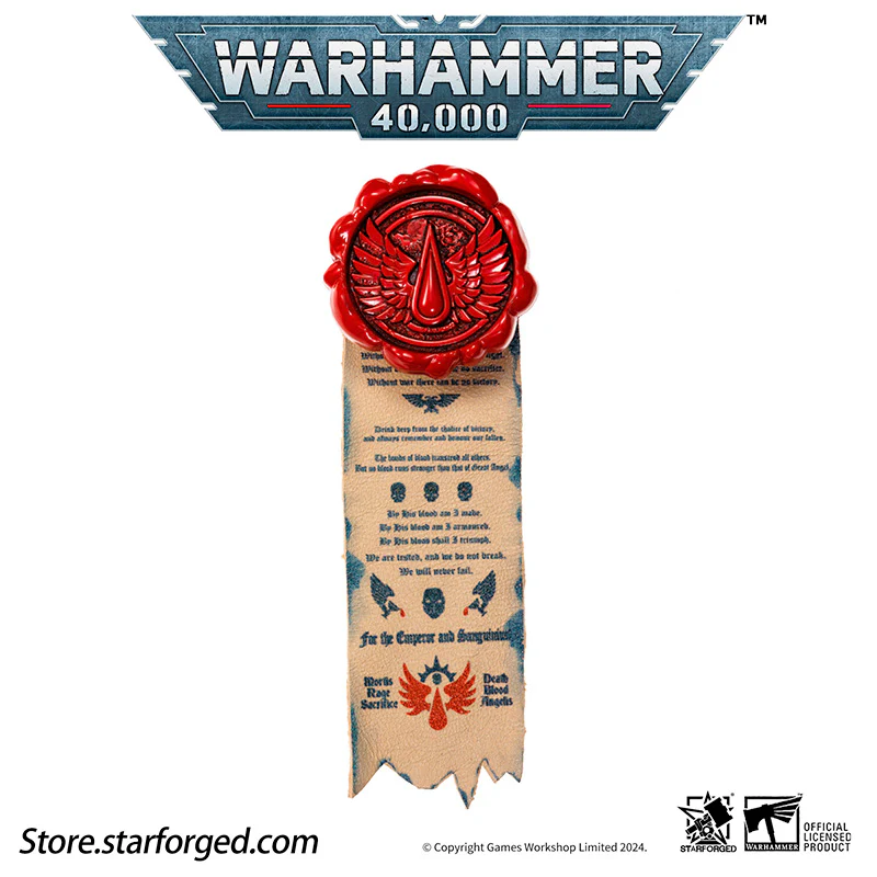 Warhammer 40K Brooch Peripheral Products Purity Seals 4 Piece Starforged Set 2 - Image 10