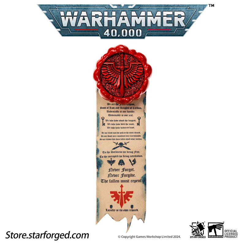 Warhammer 40K Brooch Peripheral Products Purity Seals 4 Piece Starforged Set 2 - Image 8