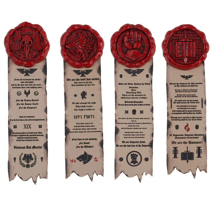 Starforged Purity Seals Warhammer 40K New 2023 Fashion Men's accessories Imperial Fist & Space Wolf Brooch