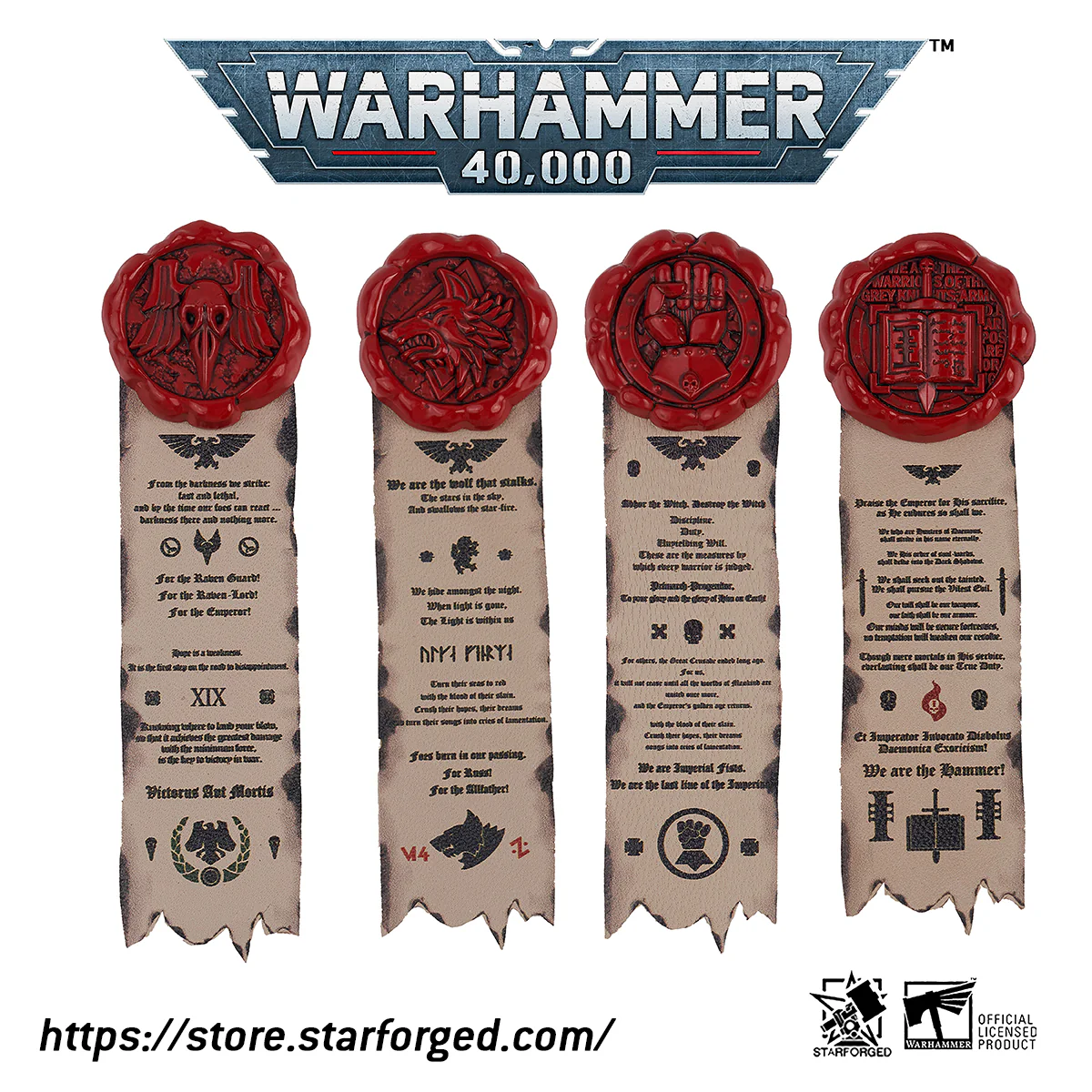 Starforged Purity Seals Warhammer 40K New 2023 Fashion Men's accessories Imperial Fist & Space Wolf Brooch - Image 2