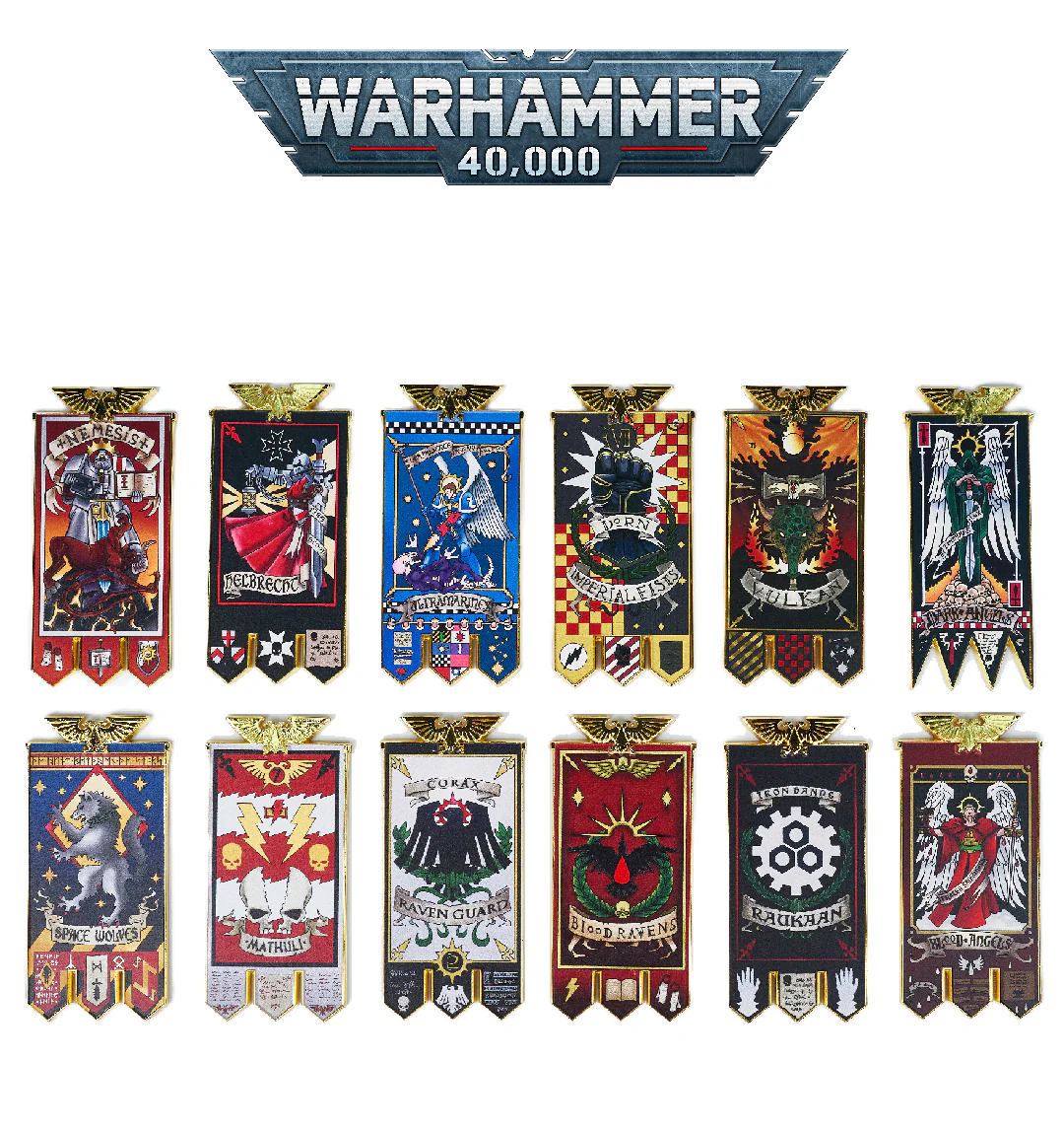 Starforged Space Marines Chapter Banner Collection Refrigerator Magnet Warhammer 40000 Other - Image 15