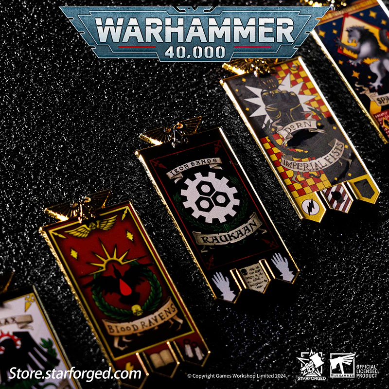 Starforged Space Marines Chapter Banner Collection Refrigerator Magnet Warhammer 40000 Other - Image 3