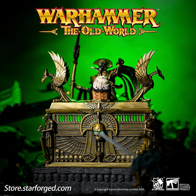 Starforged The Old World Warhammer Casket of Souls Incense Burner Tomb King dynasty Lords Aromatherapy Diffuser Other
