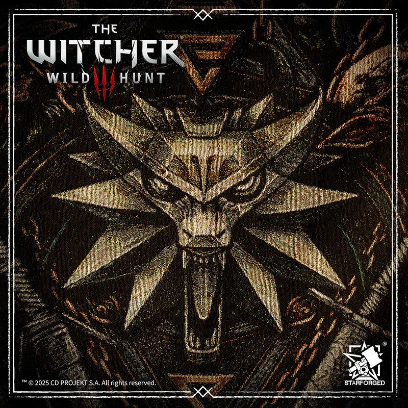 Starforged The Witcher 3: Wild Hunt Witcher 3 Themed Blanket: The Protection of Kaer Morhen Game Merchandise Officially Authorized - Image 10