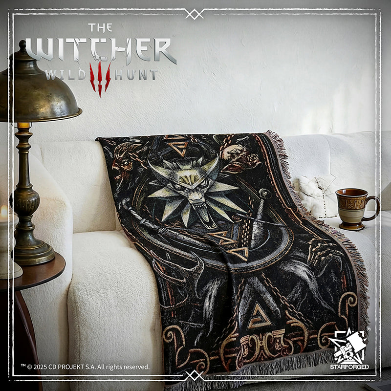 Starforged The Witcher 3: Wild Hunt Witcher 3 Themed Blanket: The Protection of Kaer Morhen Game Merchandise Officially Authorized - Image 4