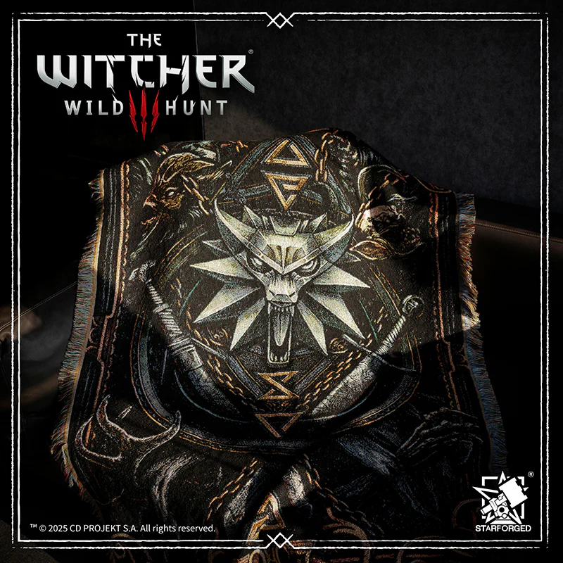 Starforged The Witcher 3: Wild Hunt Witcher 3 Themed Blanket: The Protection of Kaer Morhen Game Merchandise Officially Authorized - Image 7