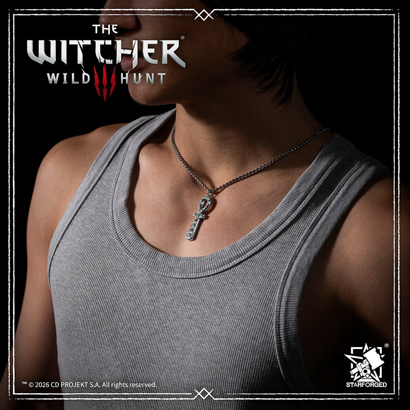 Starforged The Witcher 3: Wild Hunt Keira Metz Necklace Silver Pendant Game Merchandise Officially Authorized - Image 11
