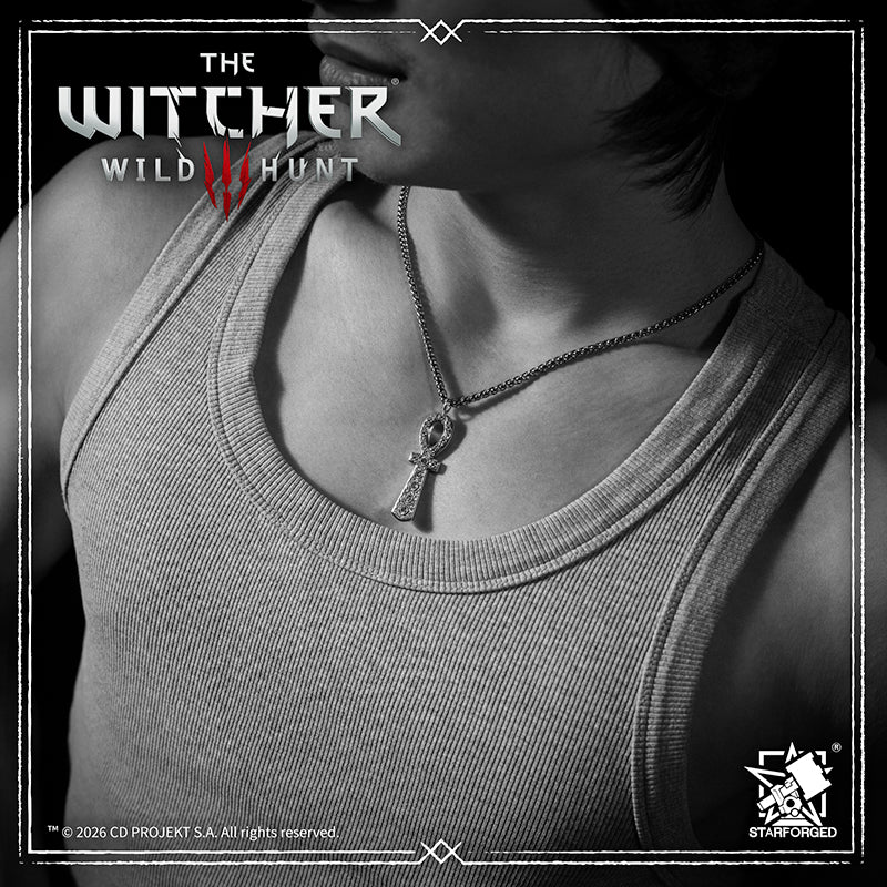 Starforged The Witcher 3: Wild Hunt Keira Metz Necklace Silver Pendant Game Merchandise Officially Authorized - Image 12