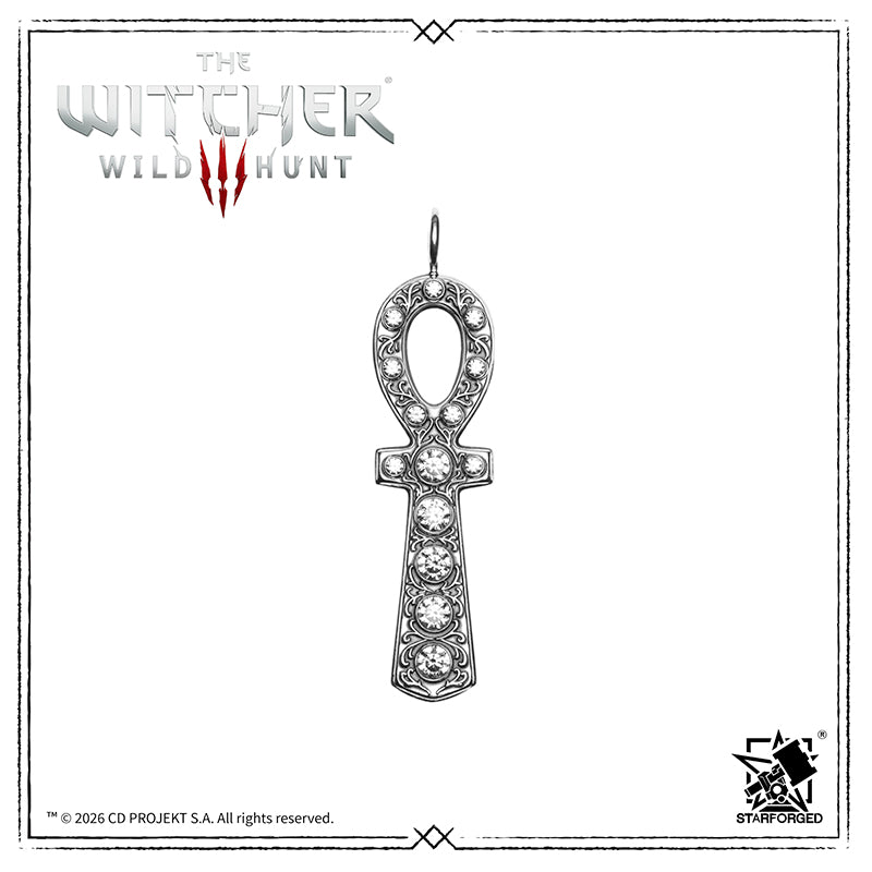 Starforged The Witcher 3: Wild Hunt Keira Metz Necklace Silver Pendant Game Merchandise Officially Authorized - Image 13