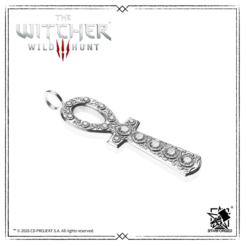 Starforged The Witcher 3: Wild Hunt Keira Metz Necklace Silver Pendant Game Merchandise Officially Authorized - Image 14