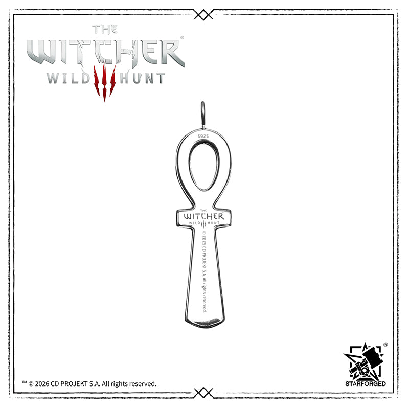 Starforged The Witcher 3: Wild Hunt Keira Metz Necklace Silver Pendant Game Merchandise Officially Authorized - Image 15