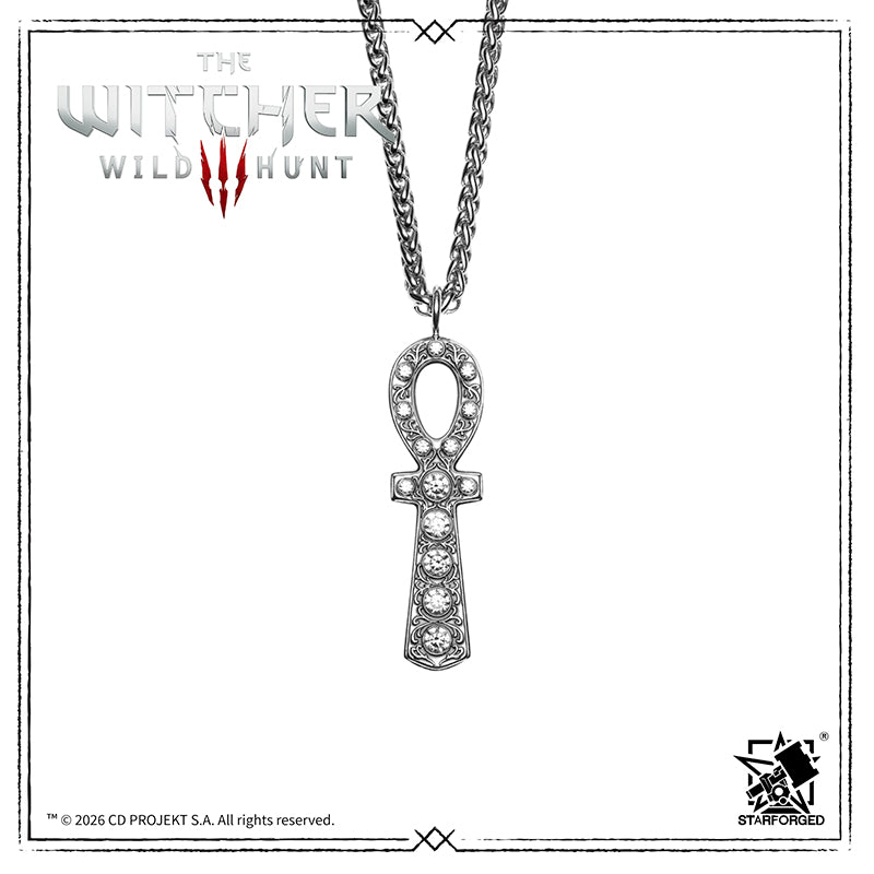 Starforged The Witcher 3: Wild Hunt Keira Metz Necklace Silver Pendant Game Merchandise Officially Authorized - Image 16