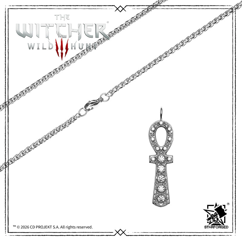Starforged The Witcher 3: Wild Hunt Keira Metz Necklace Silver Pendant Game Merchandise Officially Authorized - Image 18