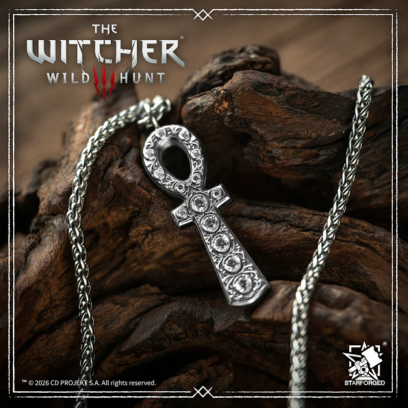 Starforged The Witcher 3: Wild Hunt Keira Metz Necklace Silver Pendant Game Merchandise Officially Authorized - Image 4