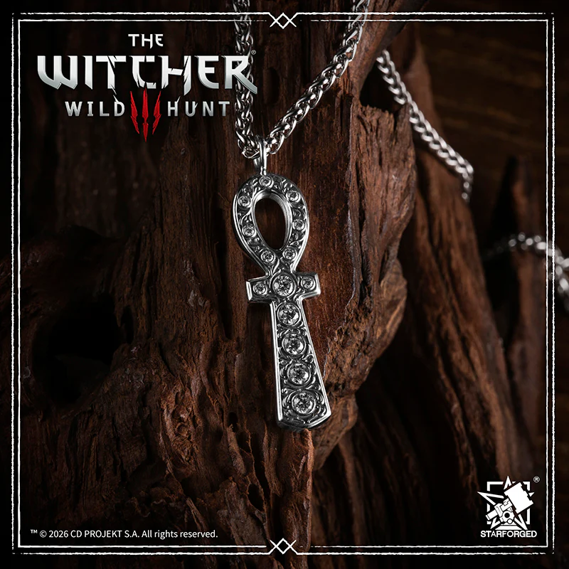 Starforged The Witcher 3: Wild Hunt Keira Metz Necklace Silver Pendant Game Merchandise Officially Authorized - Image 5