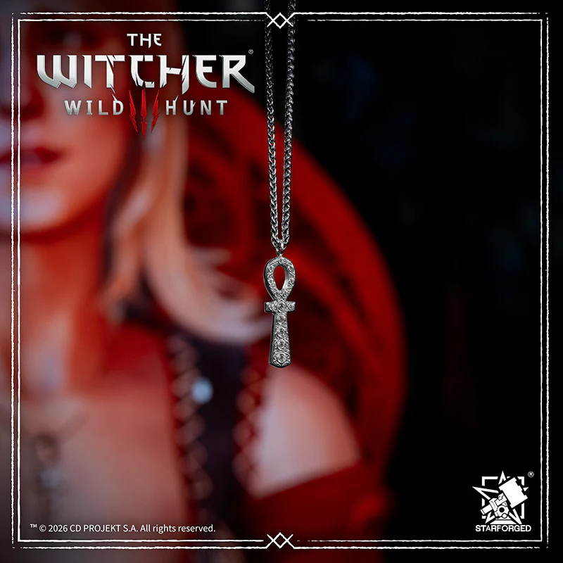 Starforged The Witcher 3: Wild Hunt Keira Metz Necklace Silver Pendant Game Merchandise Officially Authorized - Image 6