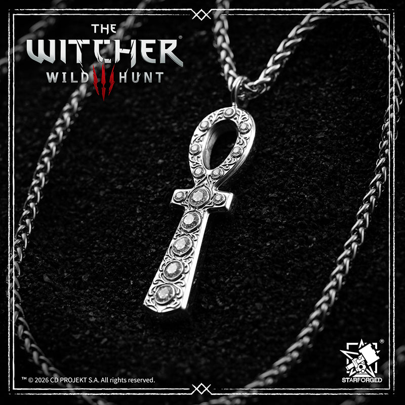 Starforged The Witcher 3: Wild Hunt Keira Metz Necklace Silver Pendant Game Merchandise Officially Authorized - Image 7