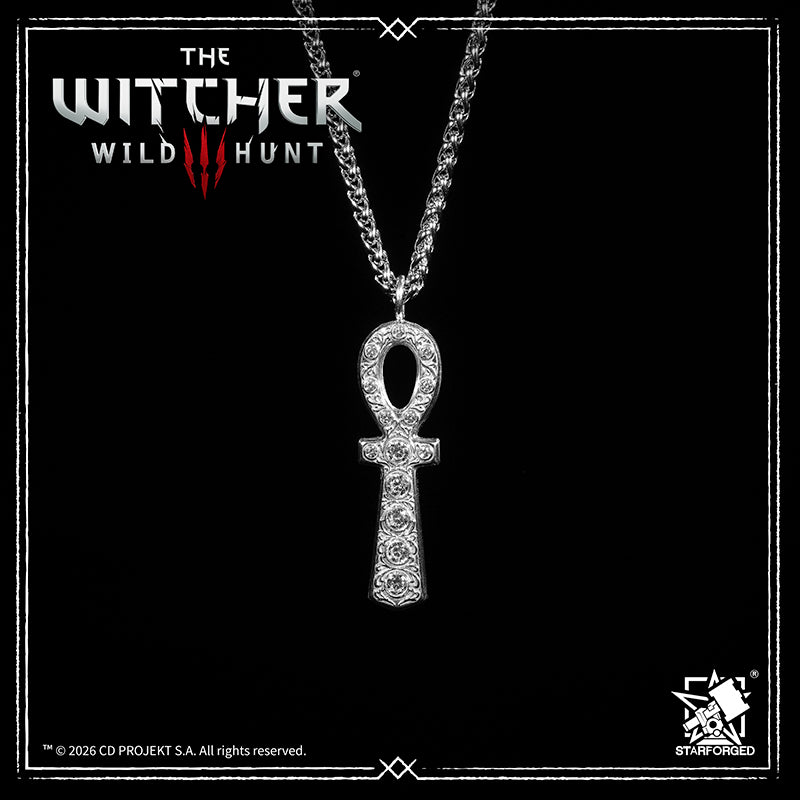 Starforged The Witcher 3: Wild Hunt Keira Metz Necklace Silver Pendant Game Merchandise Officially Authorized - Image 8