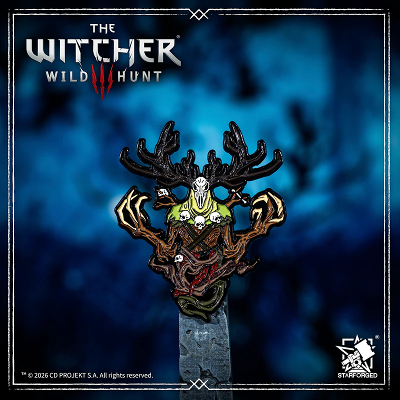 Starforged The Witcher 3: Wild Hunt Leshen Sigil Seal Badge Pin Game Merchandise Officially Authorized