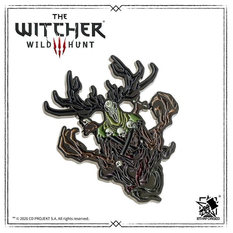 Starforged The Witcher 3: Wild Hunt Leshen Sigil Seal Badge Pin Game Merchandise Officially Authorized - Image 10