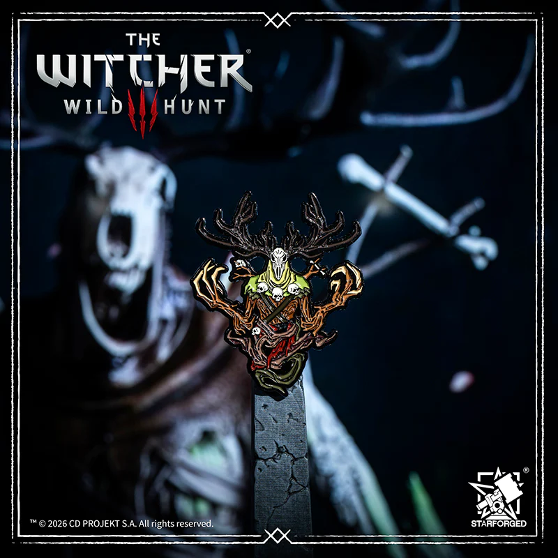 Starforged The Witcher 3: Wild Hunt Leshen Sigil Seal Badge Pin Game Merchandise Officially Authorized - Image 3