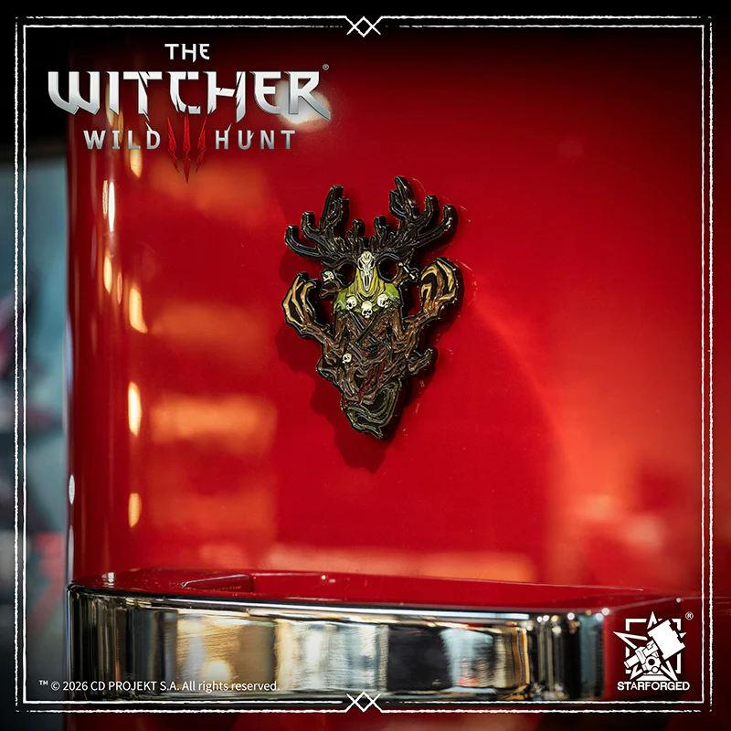 Starforged The Witcher 3: Wild Hunt Leshen Sigil Seal Badge Pin Game Merchandise Officially Authorized - Image 4