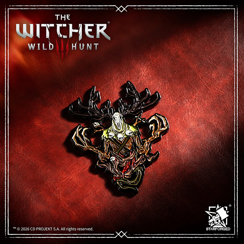 Starforged The Witcher 3: Wild Hunt Leshen Sigil Seal Badge Pin Game Merchandise Officially Authorized - Image 6