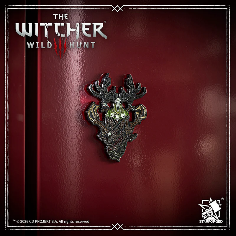 Starforged The Witcher 3: Wild Hunt Leshen Sigil Seal Badge Pin Game Merchandise Officially Authorized - Image 7