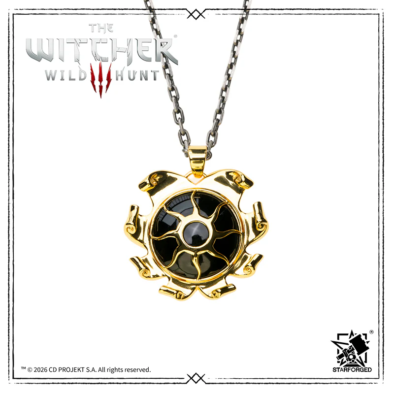 Starforged The Witcher 3: Wild Hunt Nilfgaardian Royal Pendant Silver Pendant Game Merchandise Officially Authorized - Image 15