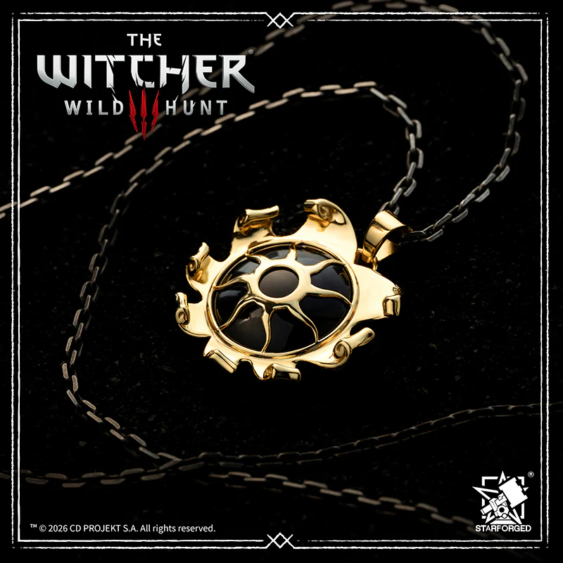Starforged The Witcher 3: Wild Hunt Nilfgaardian Royal Pendant Silver Pendant Game Merchandise Officially Authorized - Image 3