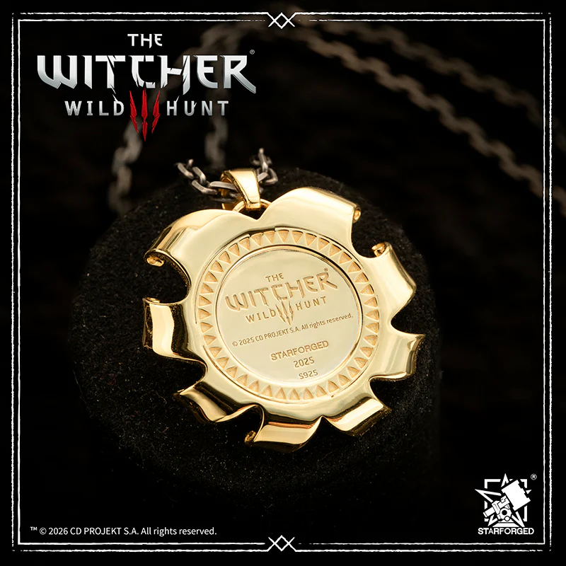 Starforged The Witcher 3: Wild Hunt Nilfgaardian Royal Pendant Silver Pendant Game Merchandise Officially Authorized - Image 4
