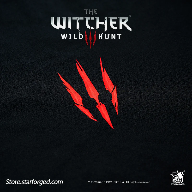 Starforged The Witcher 3: Wild Hunt Witcher3 Themed Signs Breathable lce Silk T-shirt Game Merchandise Officially Authorized - Image 3