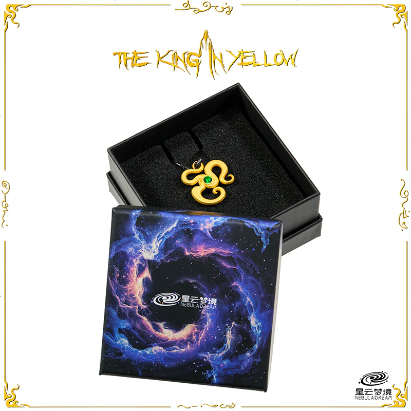 Starforged The Yellow Sign The King in Yellow Pendant Gold-plated Necklace Cthulhu Mythos Merchandise - Image 9