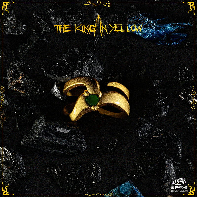 Starforged The Yellow Sign The King in Yellow Gold-plated RIng Cthulhu Mythos Merchandise - Image 3