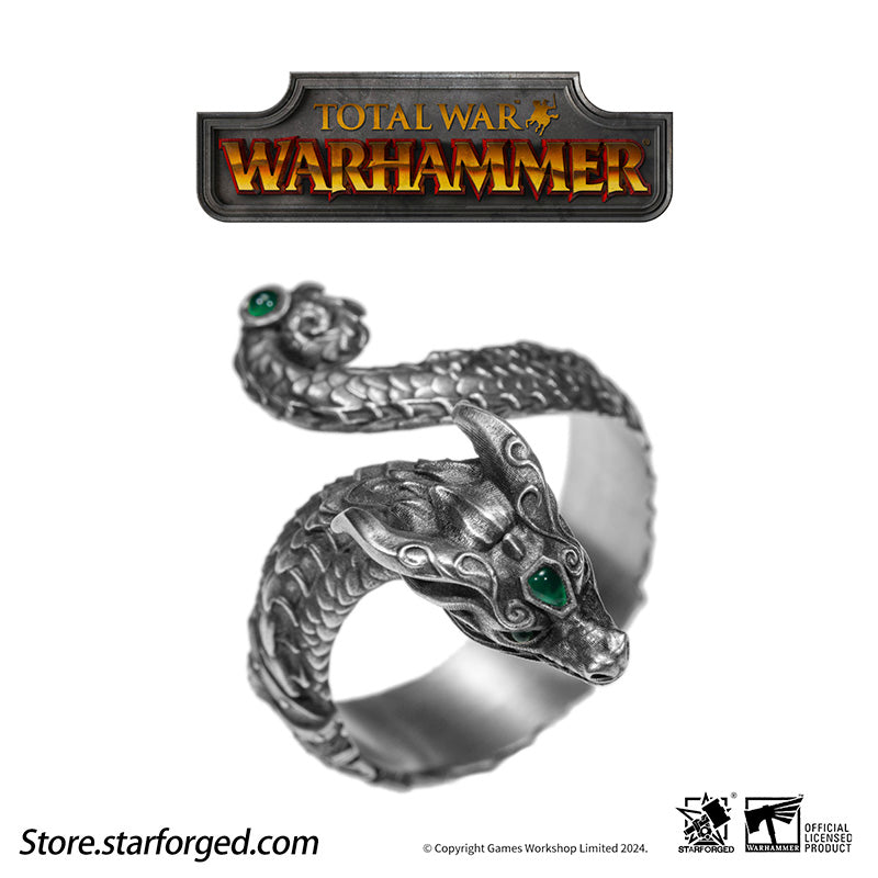 Starforged Total War Warhammer III Dragons of Cathay Zhao Ming & Miao Ying Dragon Ring Game Peripherals Set - Image 11