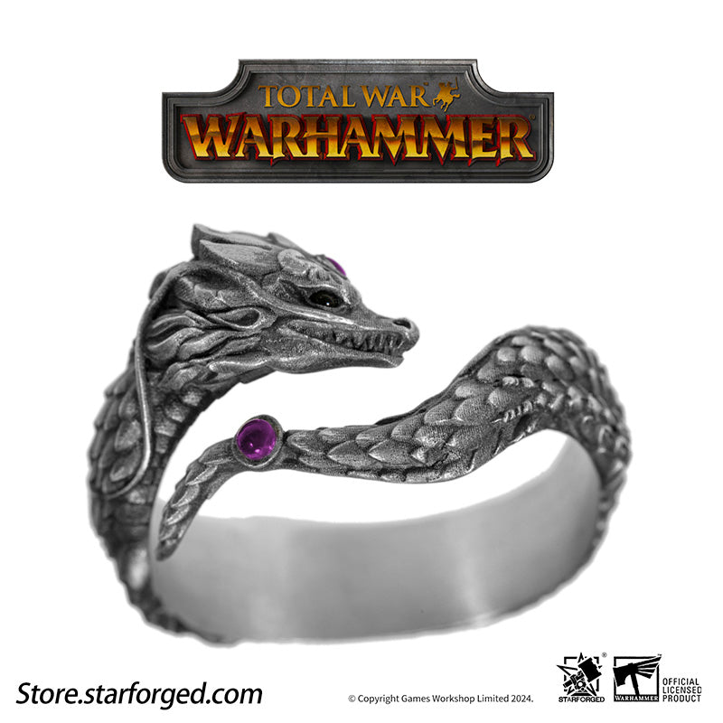 Starforged Total War Warhammer III Dragons of Cathay Zhao Ming & Miao Ying Dragon Ring Game Peripherals Set - Image 14